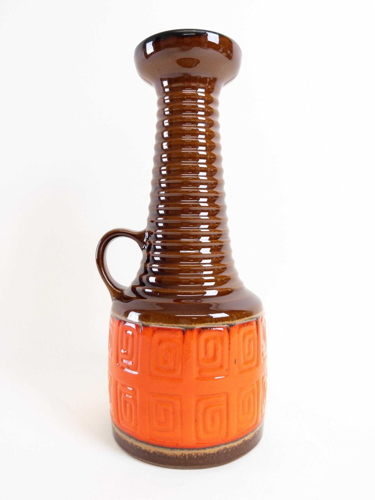 Simon Peter Gerz Ceramic Vase   West German Pottery   Rare Sp Gerz Vase Form 803 28 photo Home Decor