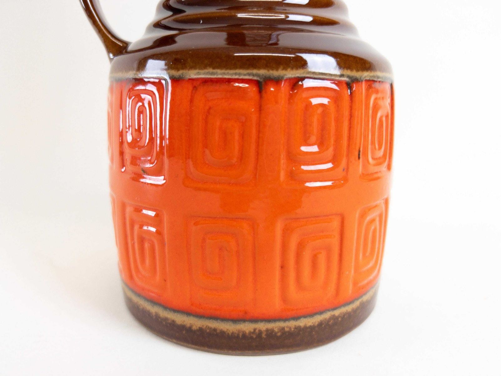 Simon Peter Gerz Ceramic Vase   West German Pottery   Rare Sp Gerz Vase Form 803 28 photo 113.0