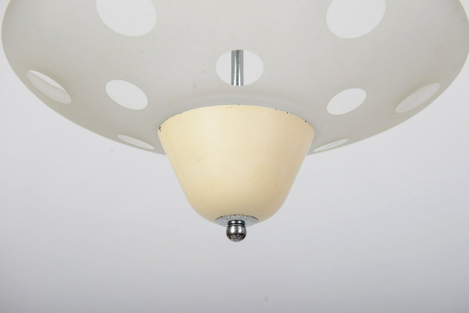 Mid Century Modern Chandelier By Napako, Mid Century Chandelier Glass. Ceiling Light, Retro Lighting. photo 261.0