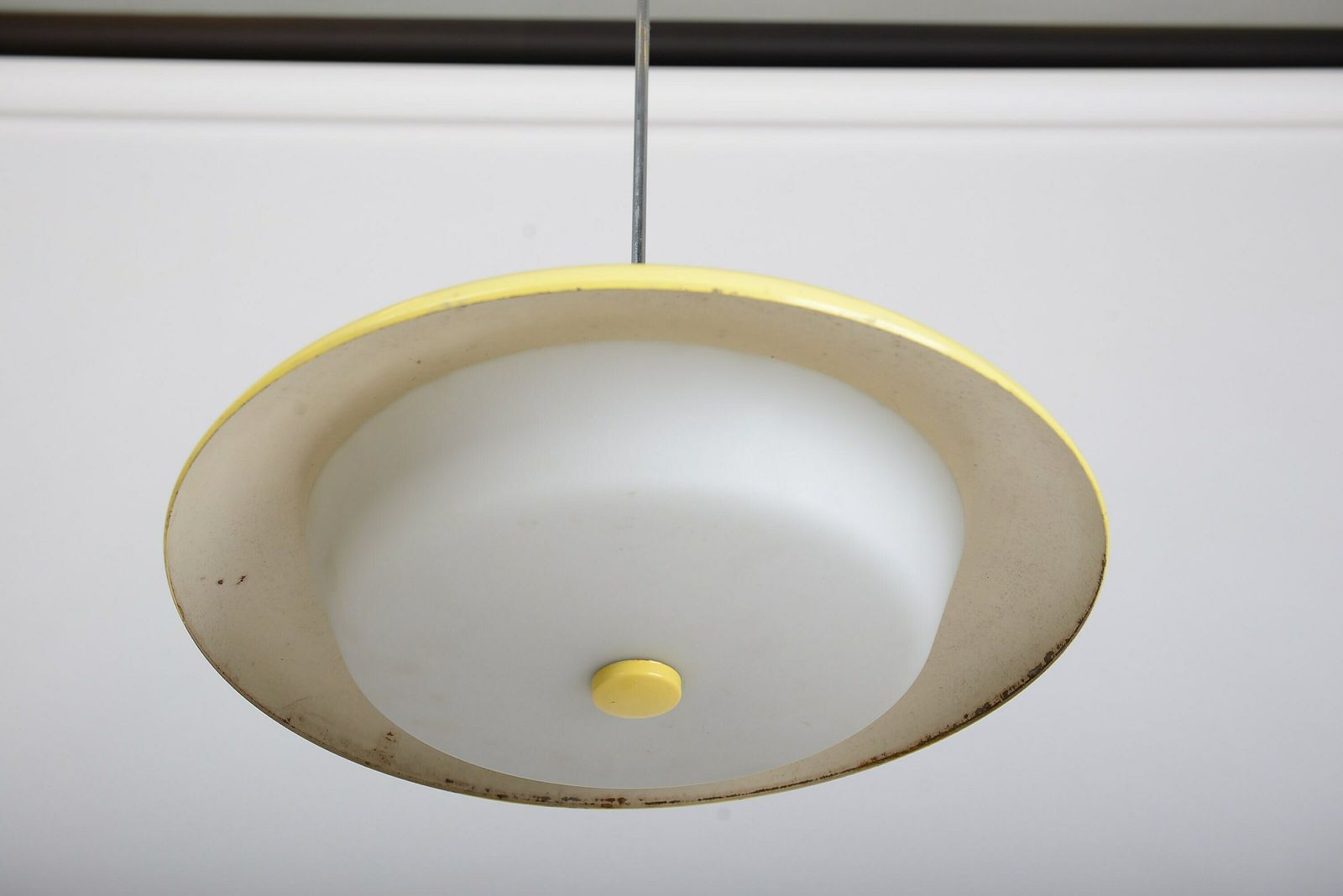 Mid Century Modernist Chandelier Napako 1211, Mid Century Chandelier Glass. Ceiling Light, Retro Lighting photo furniture