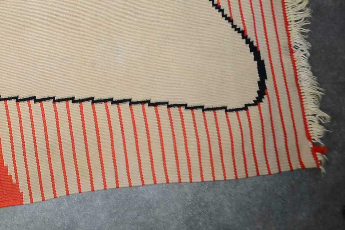 Modernist Geometric Carpet By Antonin Kybal, Mid Century Modern Geometric Rug, Vintage Rug, Modernist Rug, Modernist Carpet, photo buy