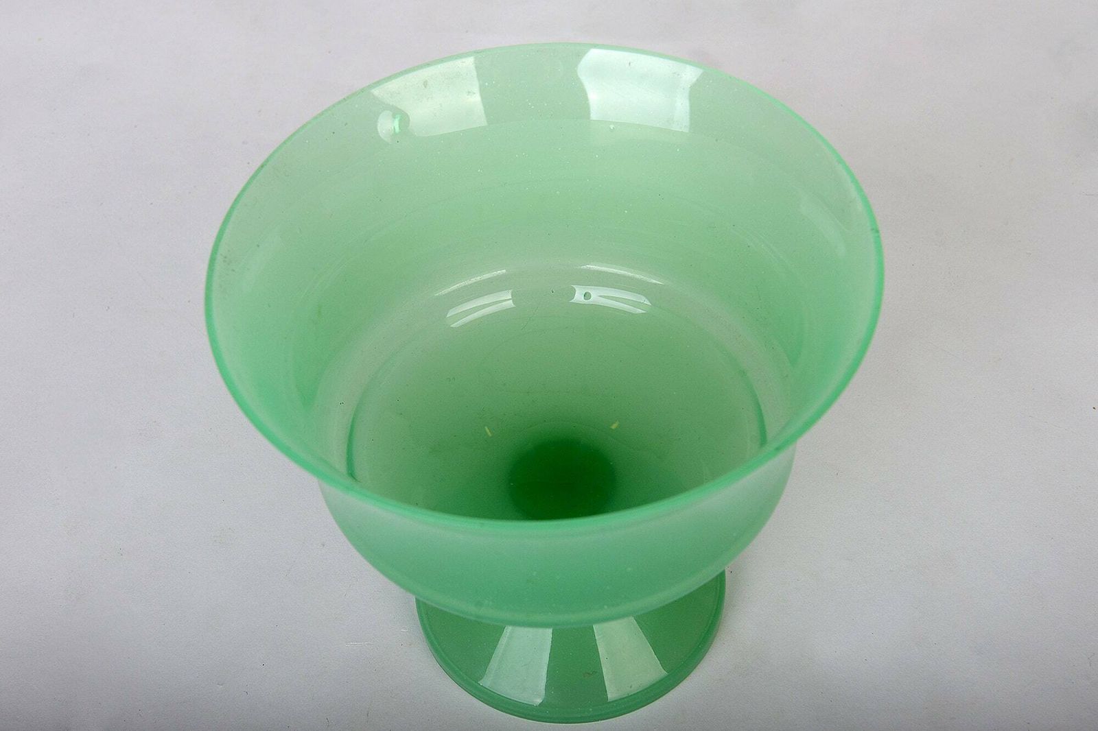 Art Deco Tango Glass Compote Bowl By, Sklo Modern Art Glass Design, Designer Czech Glass Vase photo for sale