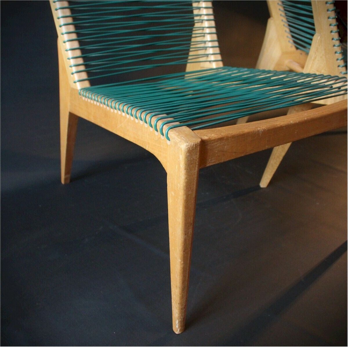 Pair Of Louis Sognot Low Lounge Chairs, France, 1950s photo vinterior