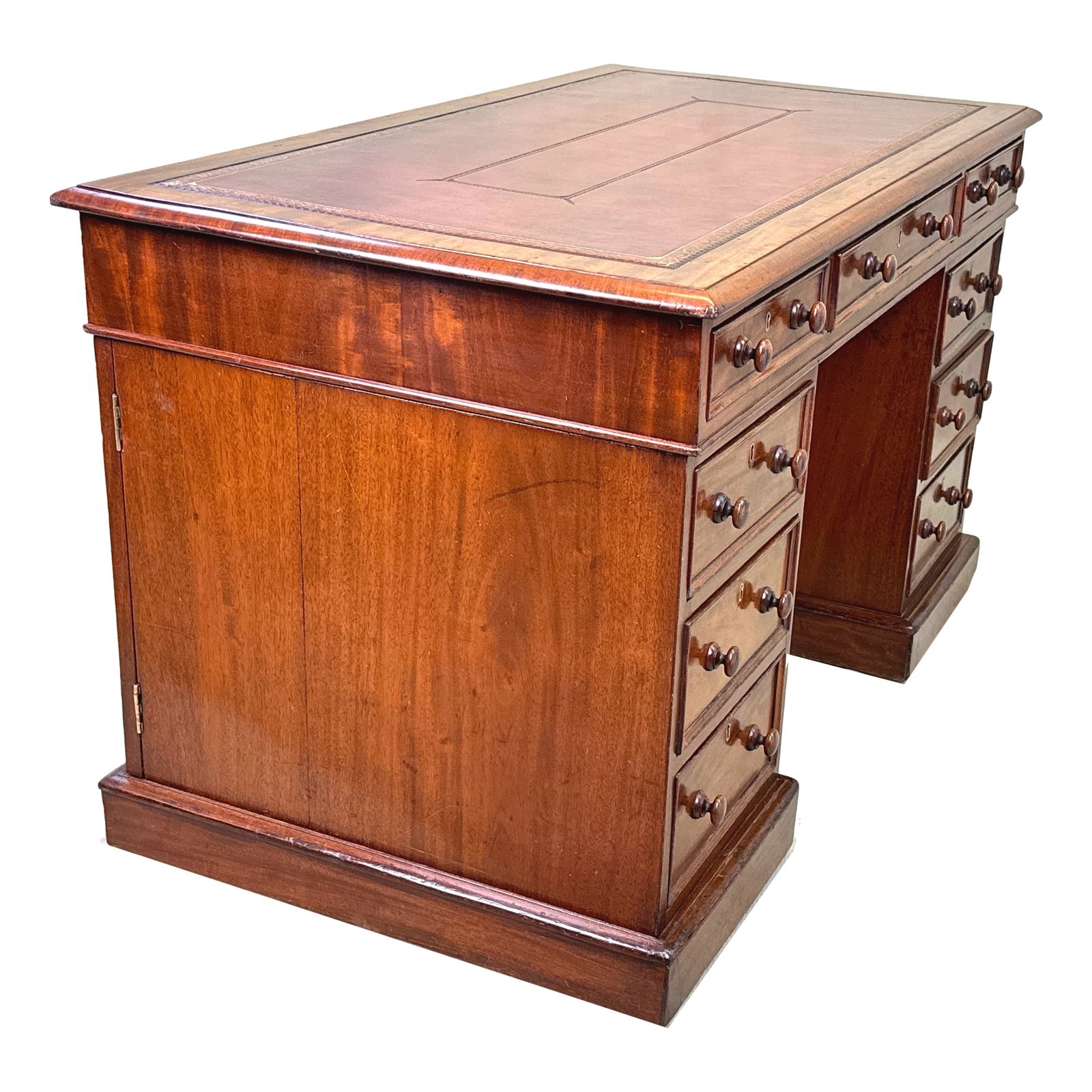 photo vinterior Regency Mahogany Pedestal Desk (England, Circa 1830)