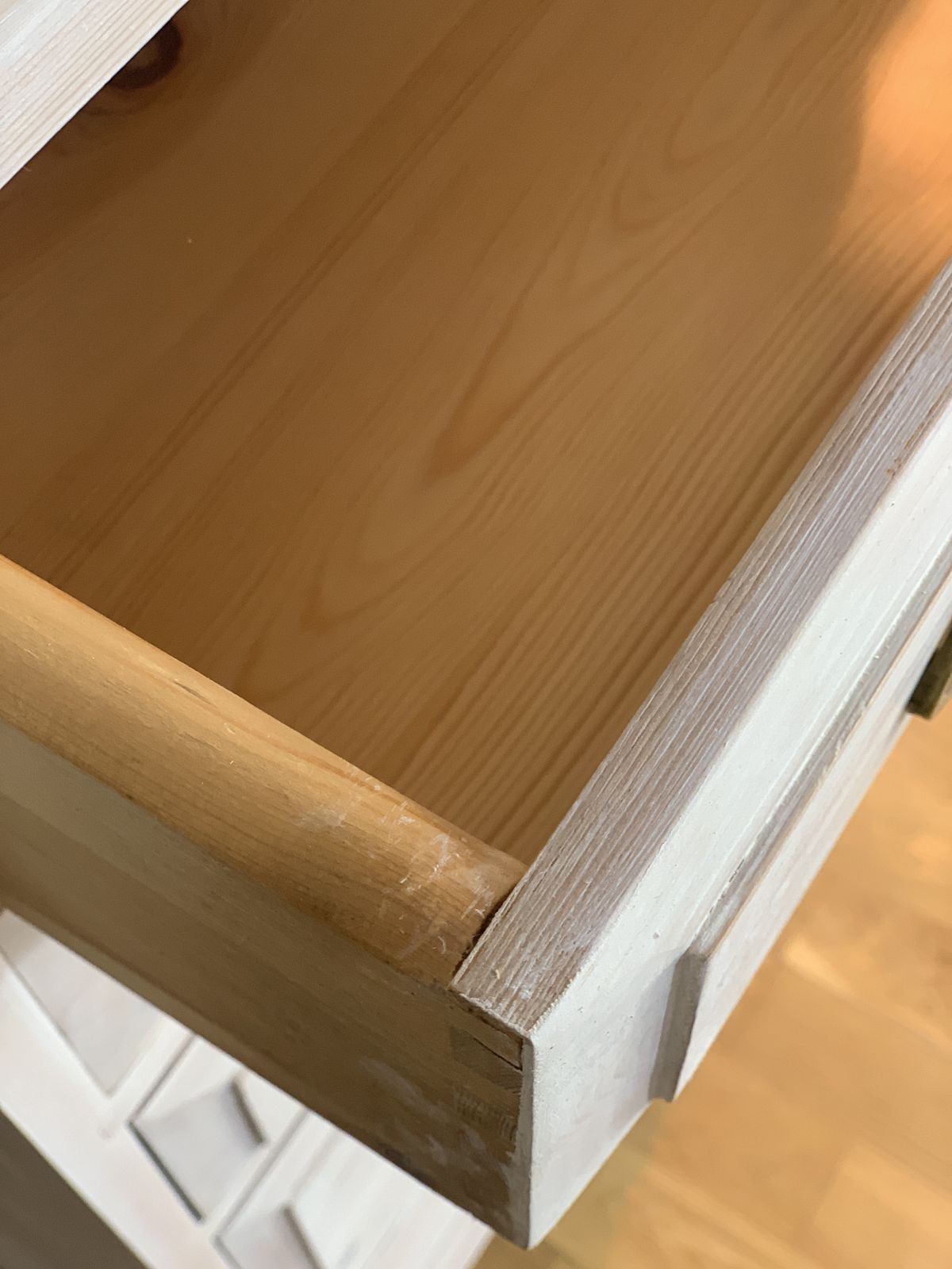 Whitewashed Pine Tallboy Chest Of Drawers photo Furniture