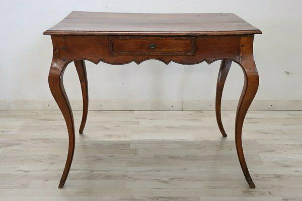 Antique Coffee Table In Cherry Wood, 18th Century photo Furniture
