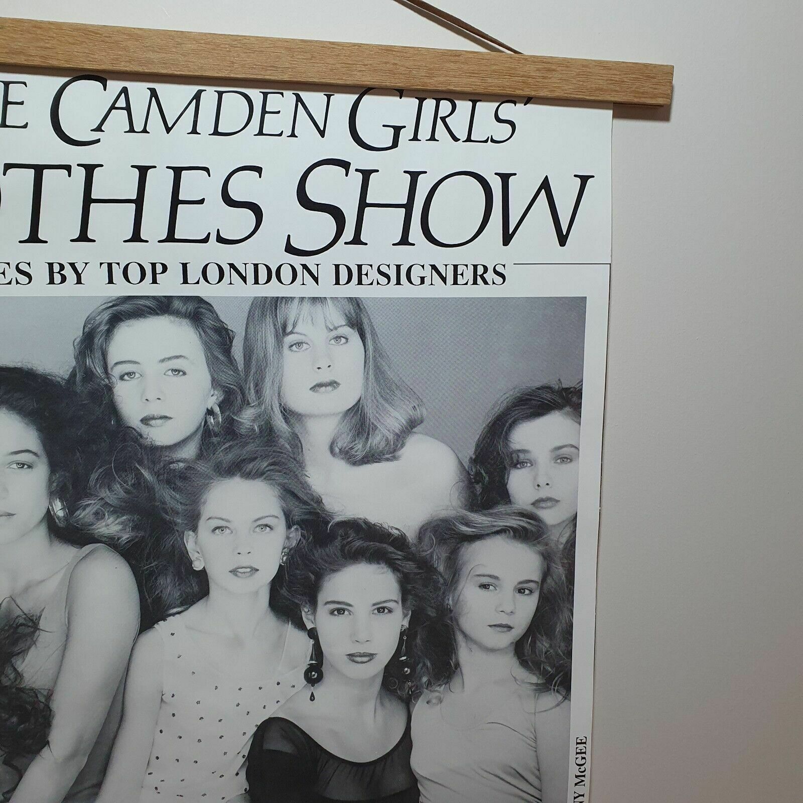 Rare Tony Mcgee Poster 80s Fashion Show Camden Girls, Vivienne Westwood Etc 1989 photo 50.0