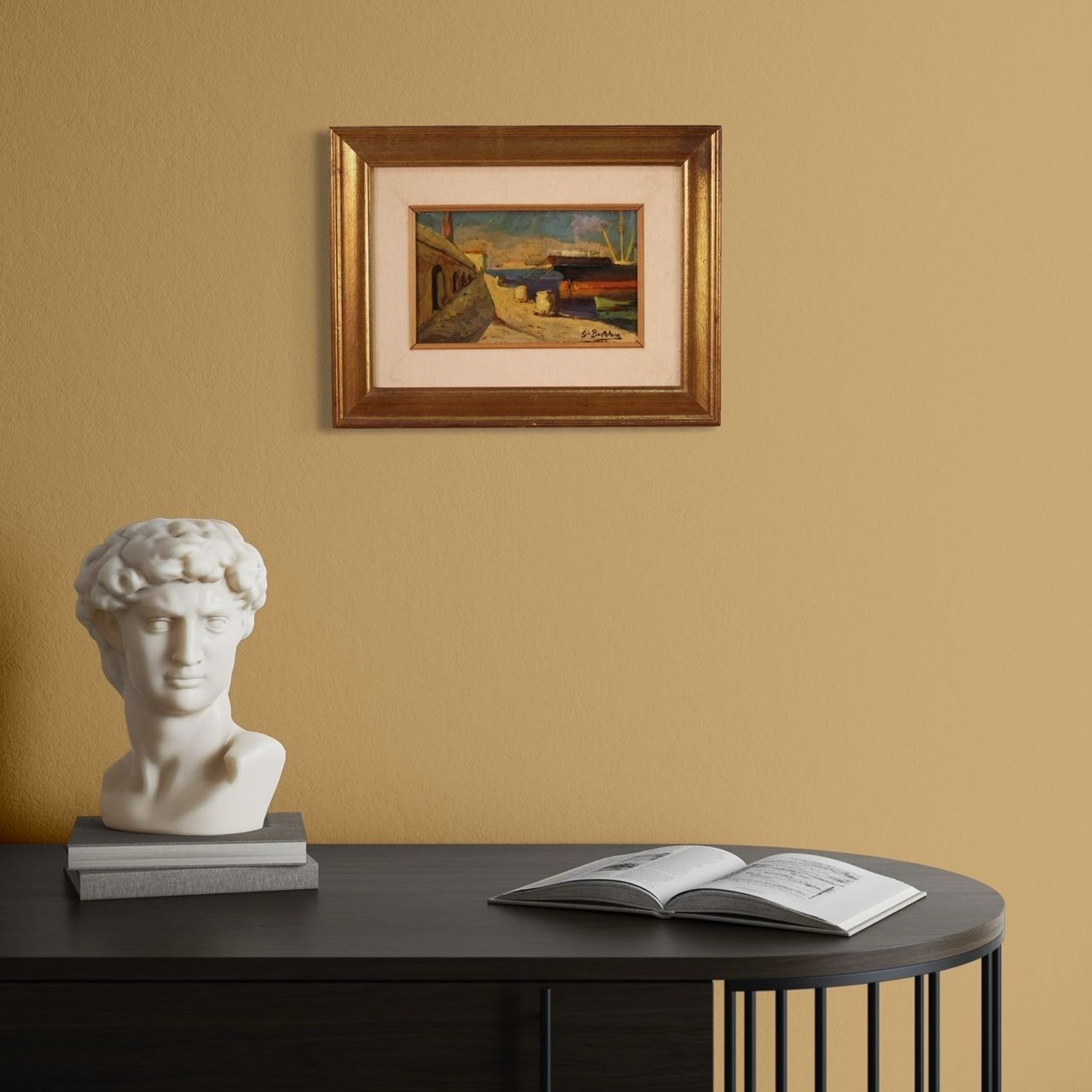 Painting Signed Giovanni Bartolena From The 20th Century photo furniture