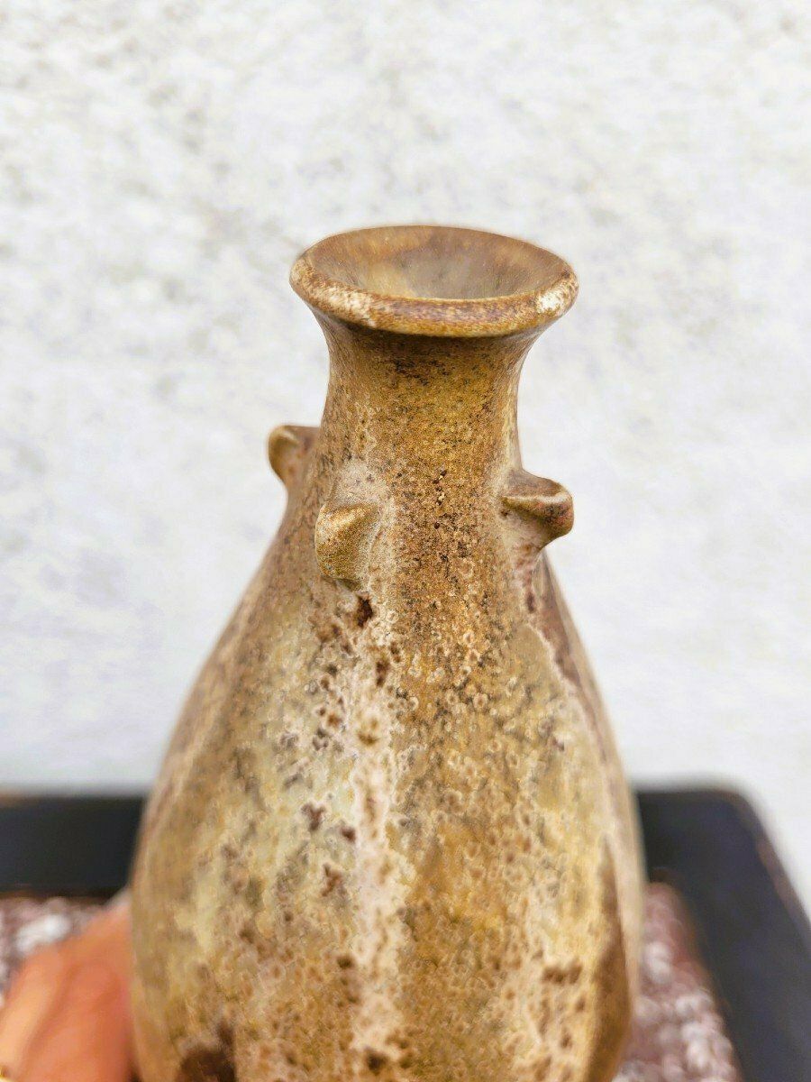 Home Decor C Greber, Flamed Stoneware Vase, Art Nouveau, Early 20th Century photo