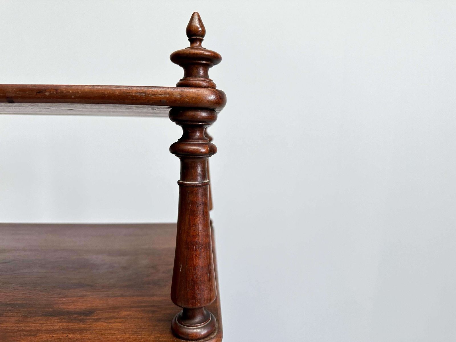 Vintage Wooden Etagere On Castors, Music Stand, Whatnot photo buy