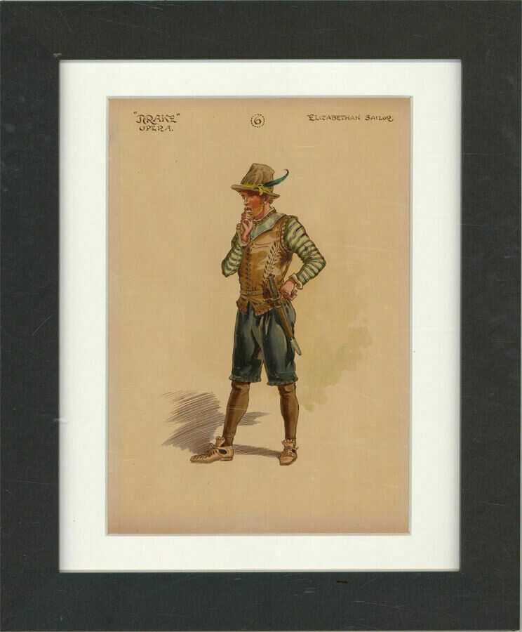 After William Charles Pitcher Ri (1858 1925)   C.1917 Watercolour, Sailor