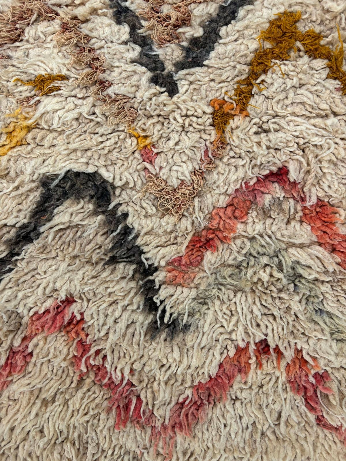 photo for sale Moroccan Berber Vintage Beni Ourain Rug 90x175 Cm, Berber Moroccan Carpet, Moroccan Beni Ourain Rug