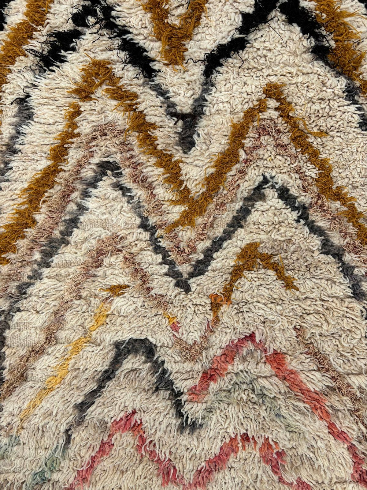 Textiles Moroccan Berber Vintage Beni Ourain Rug 90x175 Cm, Berber Moroccan Carpet, Moroccan Beni Ourain Rug photo