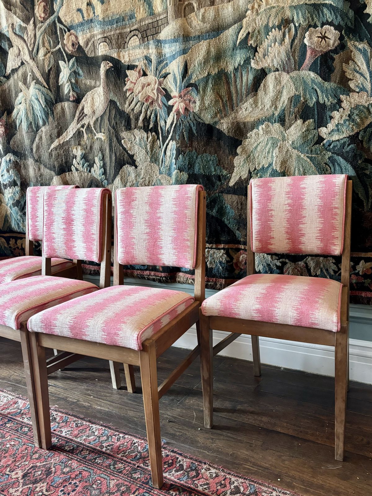 Set Of Four Russell Of Broadway Chairs photo vintage