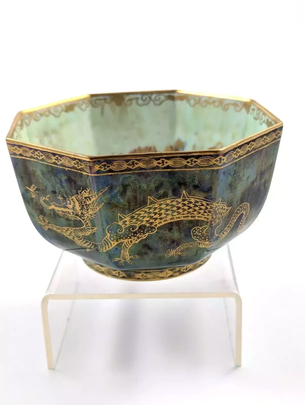Daisy Makeig – Jones, Fairyland Dragon Lustre Bowl, Wedgwood, C.1915 photo Home Decor