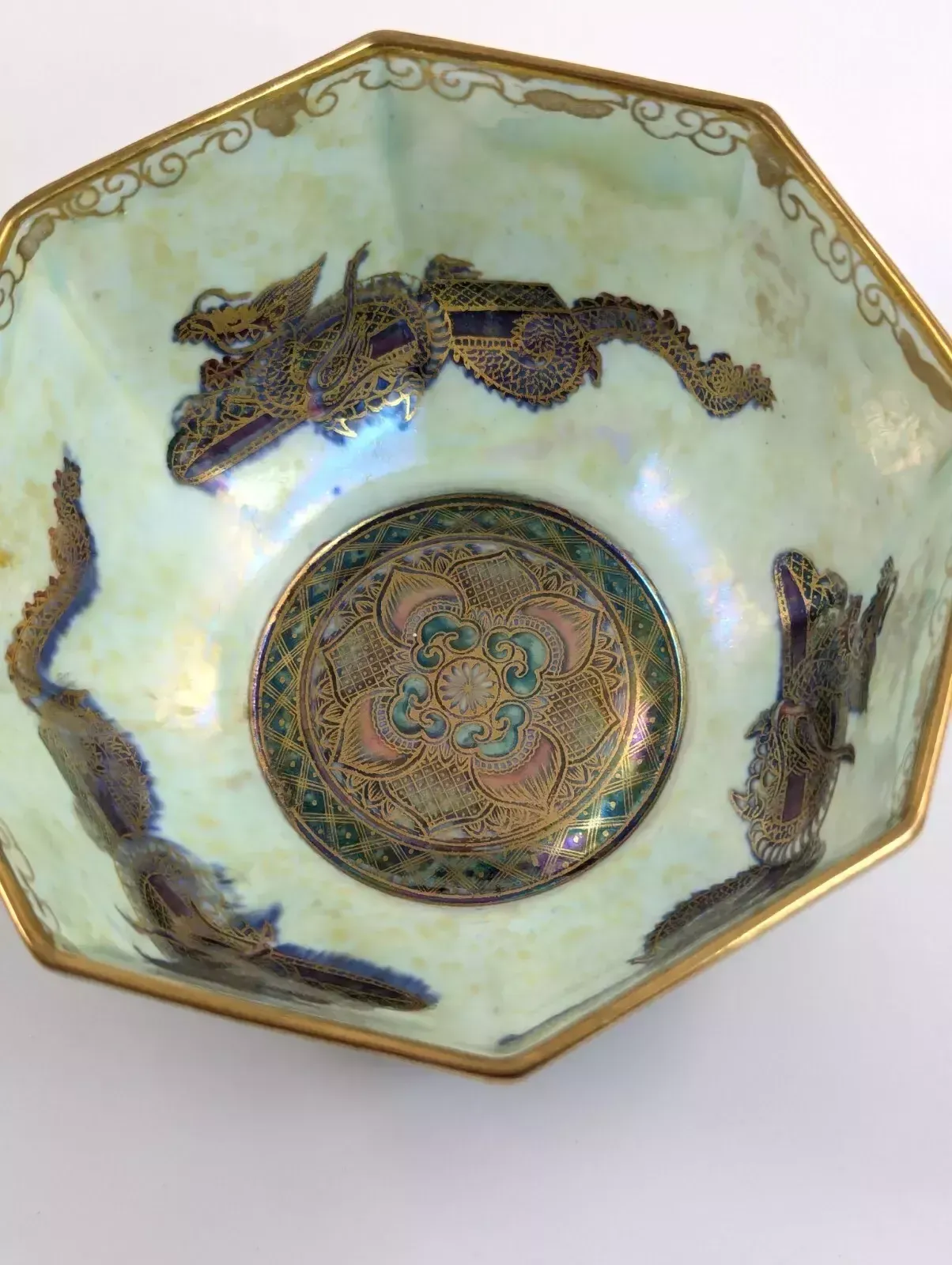 Daisy Makeig – Jones, Fairyland Dragon Lustre Bowl, Wedgwood, C.1915 photo vintage