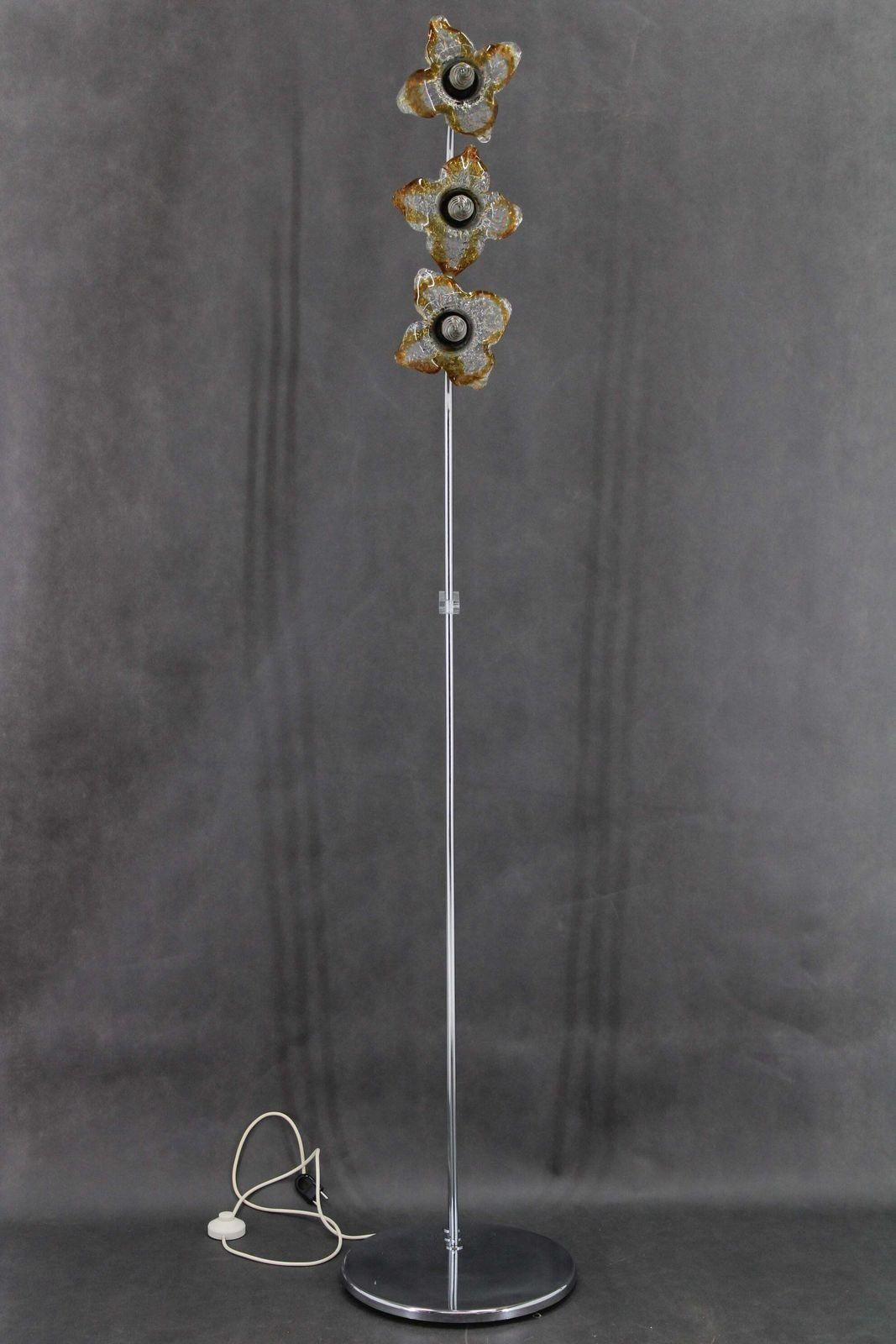 1980s Floor Lamp With Murano Glass , Italy photo for sale