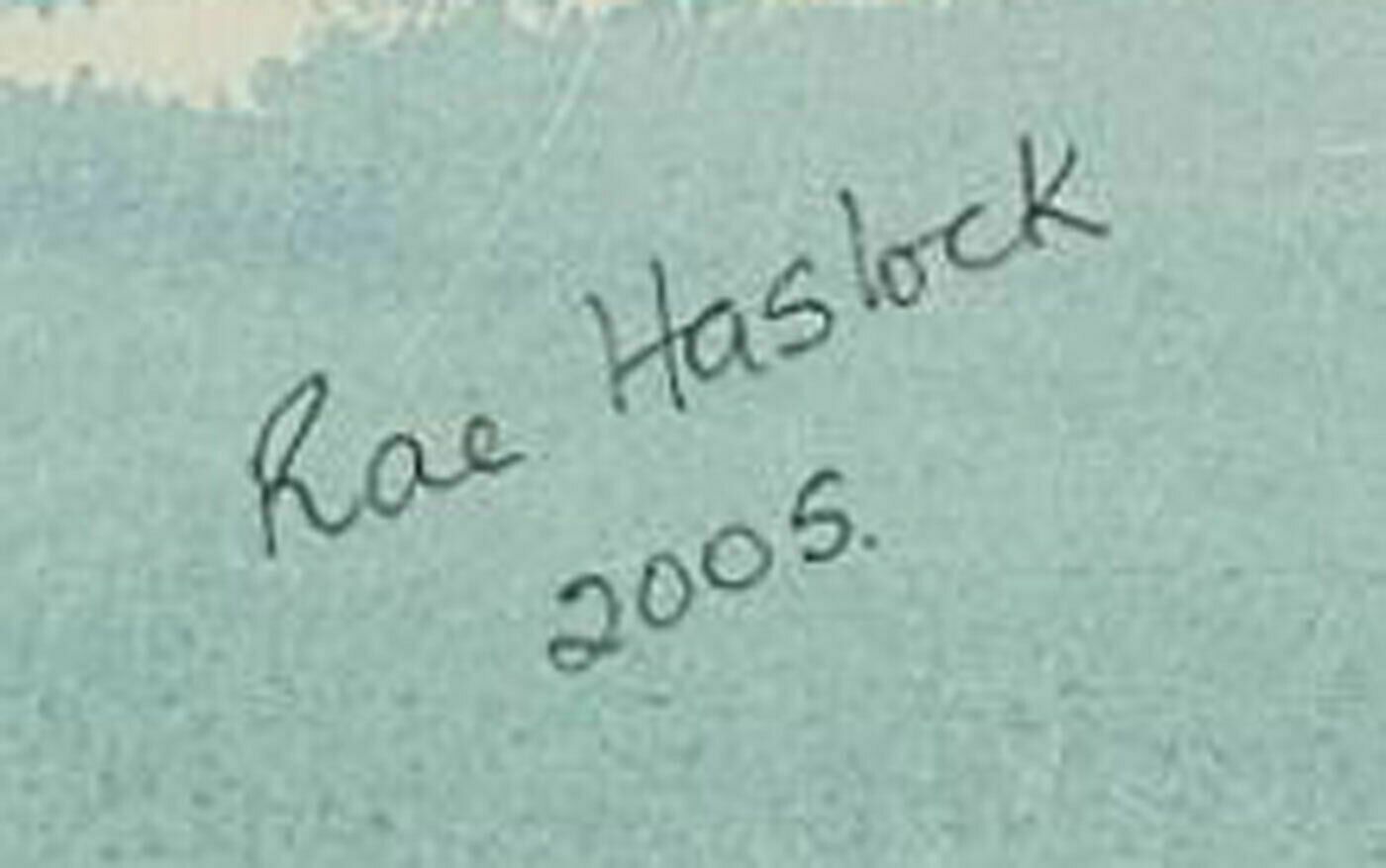 Rae Haslock   2005 Watercolour photo Art