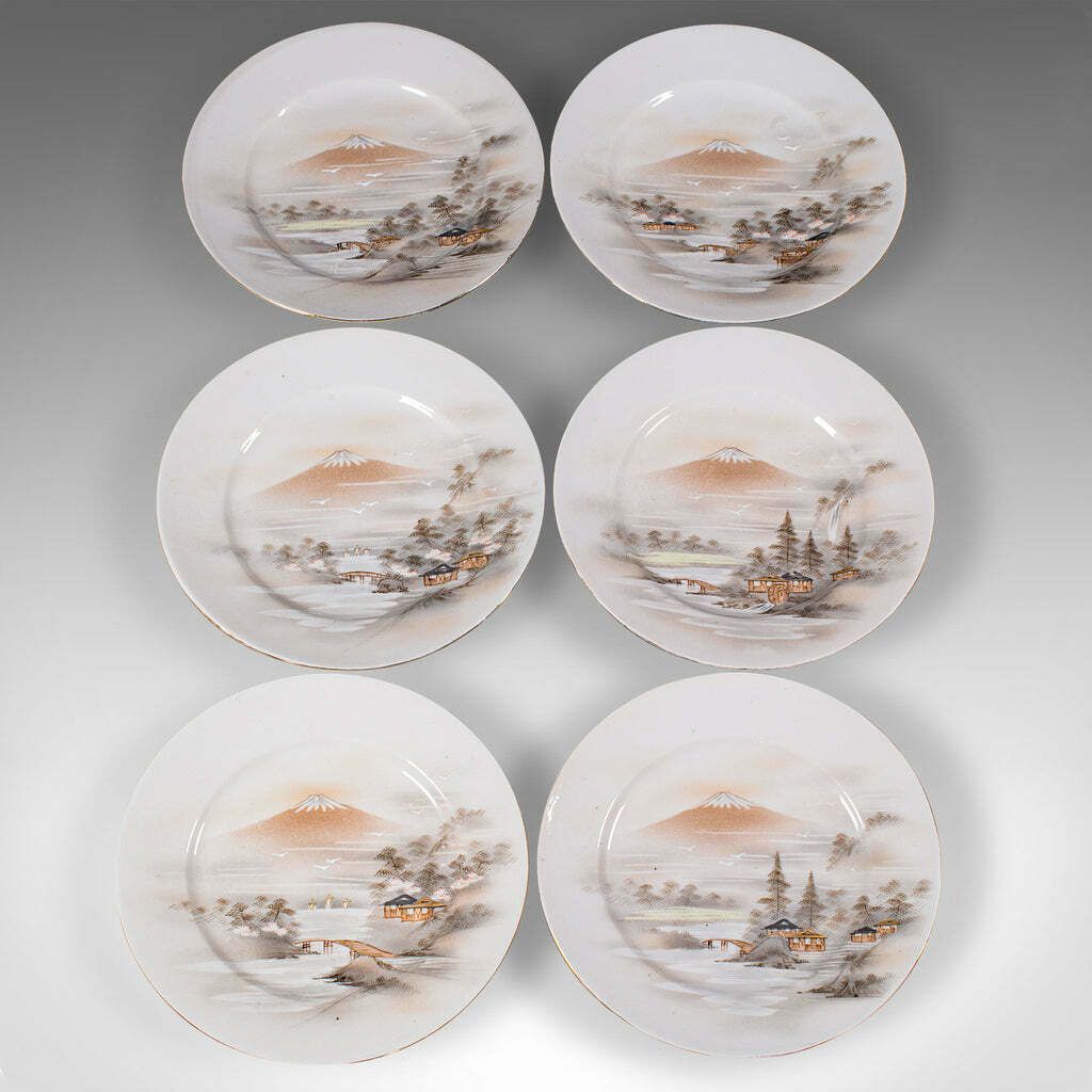 Antique Kutani Tea Service, Japanese, Porcelain, Teapot, Cup & Saucer, Victorian photo buy