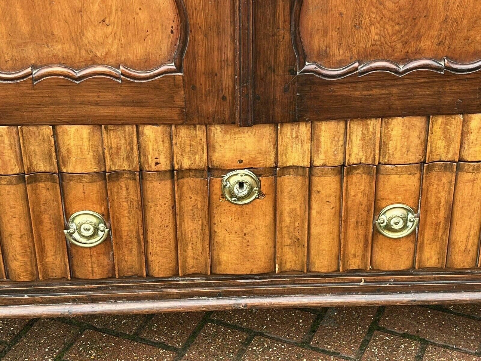 Antique Cabinet, Loads Of Storage, Secret Compartment. With Key photo vintage