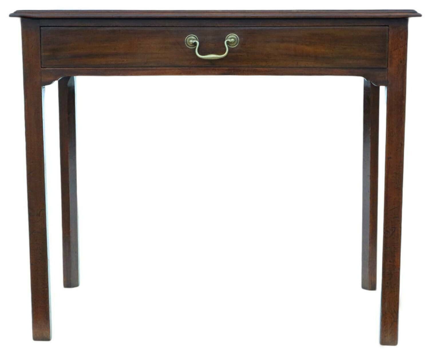 Fine Quality Antique Georgian Mahogany Writing Table   Early 19th Century Desk Side Dressing photo Furniture