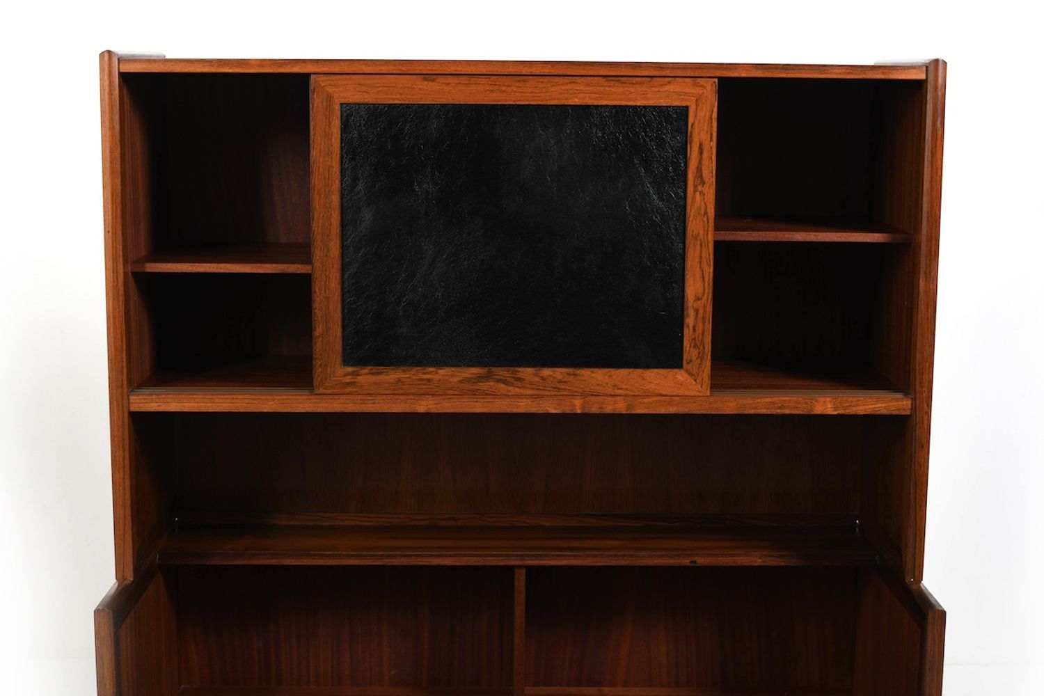 Rare Danish Bar Cabinet With Leather Parts 1960s photo buy