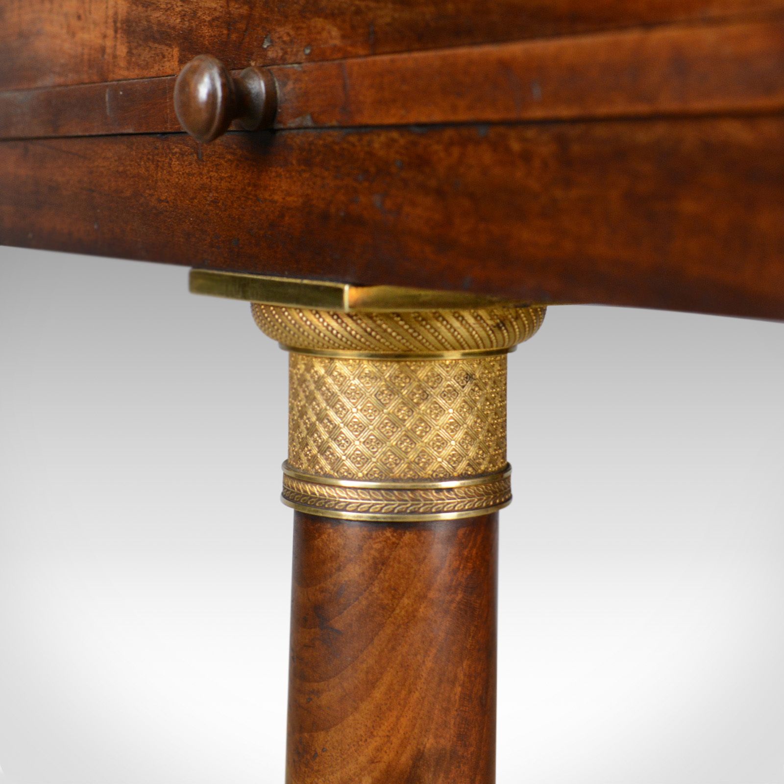 photo furniture Antique Writing Table, English, Regency, Mahogany, Davenport, Circa 1820