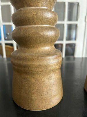 Large Brutalist Candleholders, 1970s, Set Of 2 photo vinterior