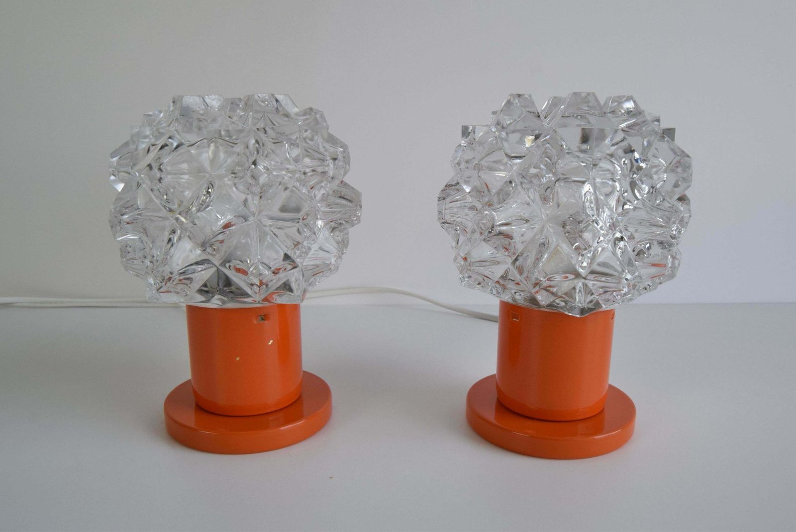 A Pair Of Table Or Wall Lamps From The Middle Of The Century/ Kamenický šenov photo furniture
