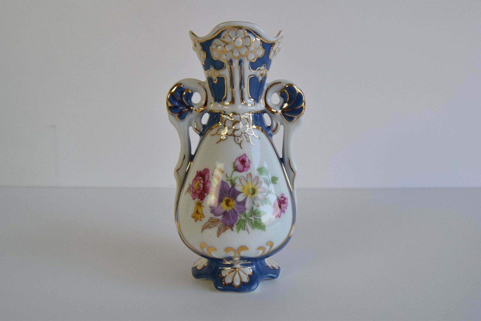 Porcelain Vase By Royal Dux, 1960's. photo furniture
