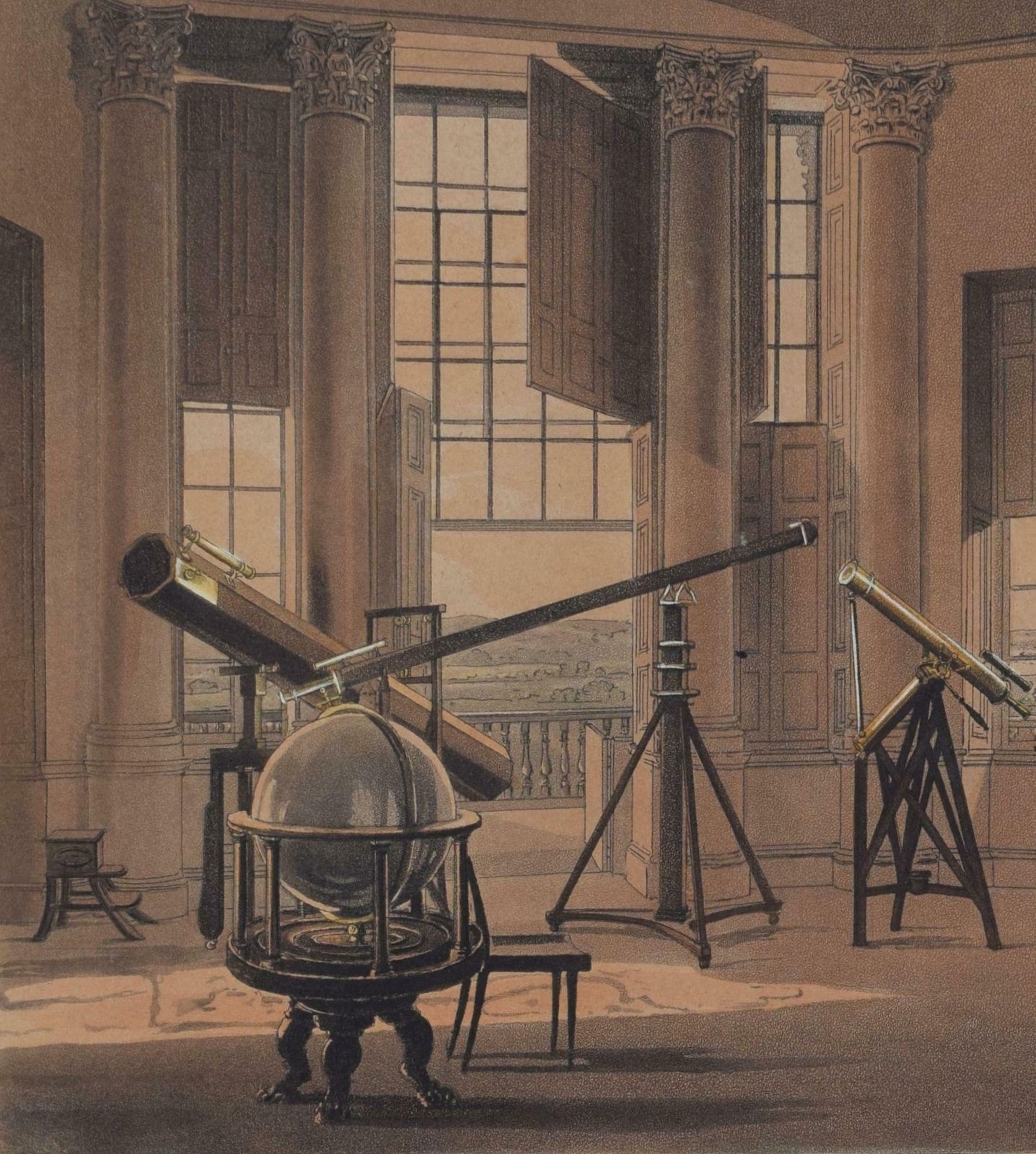 Rudolph Ackermannradcliffe Astronomical Observatory, Oxford Engraving By John Bluck For Ackermann1815 photo 225.0
