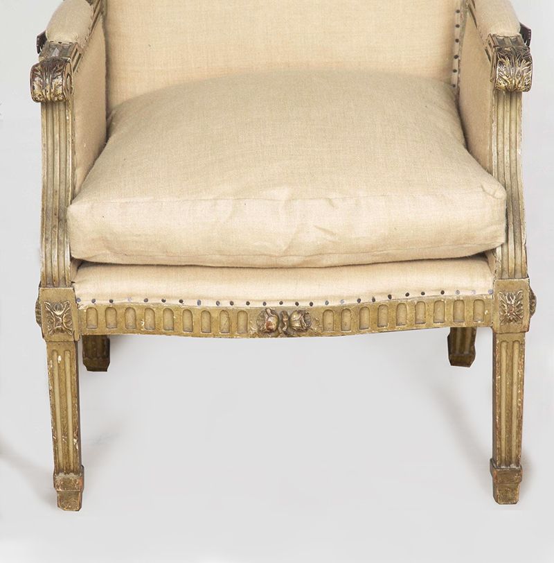 French 19th Century Reclining Wing Chair photo buy