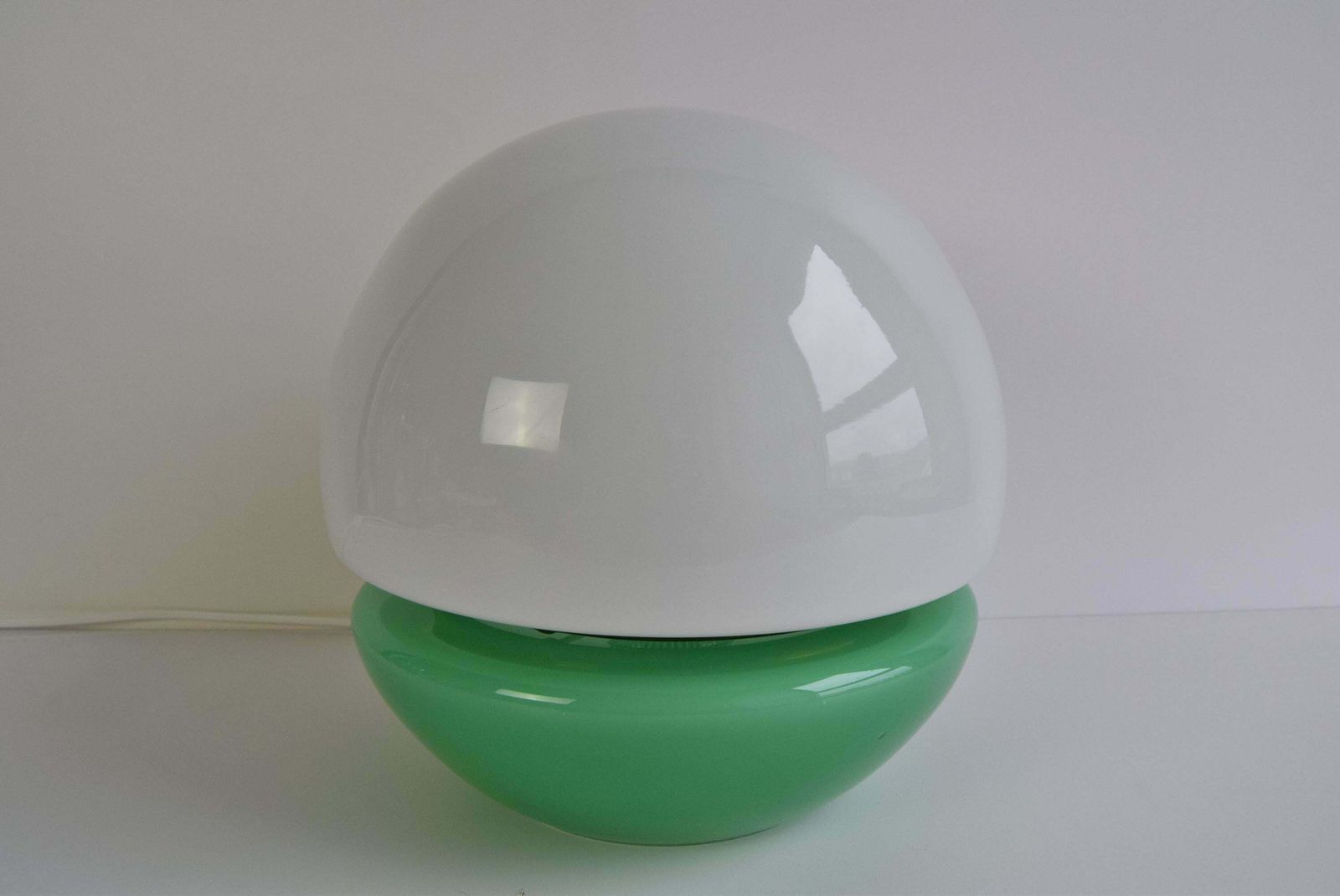 Glass Table Lamp, By štěpán Tabera For Opp Jihlava, 1970s. photo furniture