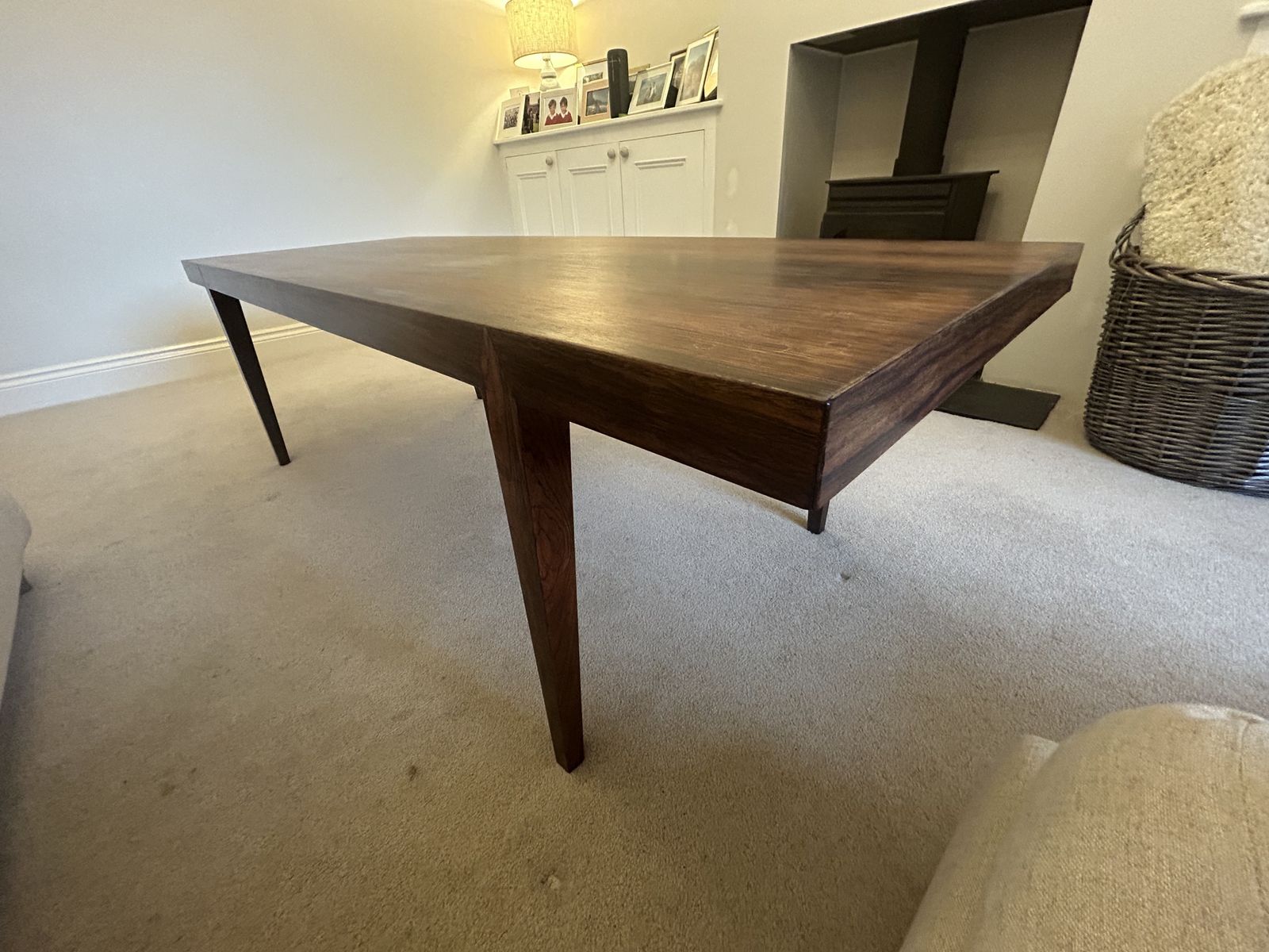 Severin Hansen Coffee Table In Rosewood For Haslev Mobelsnedkeri, Denmark 1960's photo Furniture