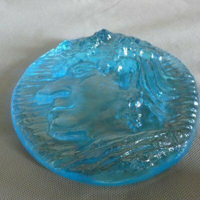 Italian Murano Glass Bas Relief Tile By Gianfranco Lai Olla For Egidio Costantini, 1986 photo buy