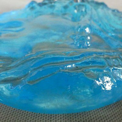 Home Decor Italian Murano Glass Bas Relief Tile By Gianfranco Lai Olla For Egidio Costantini, 1986 photo