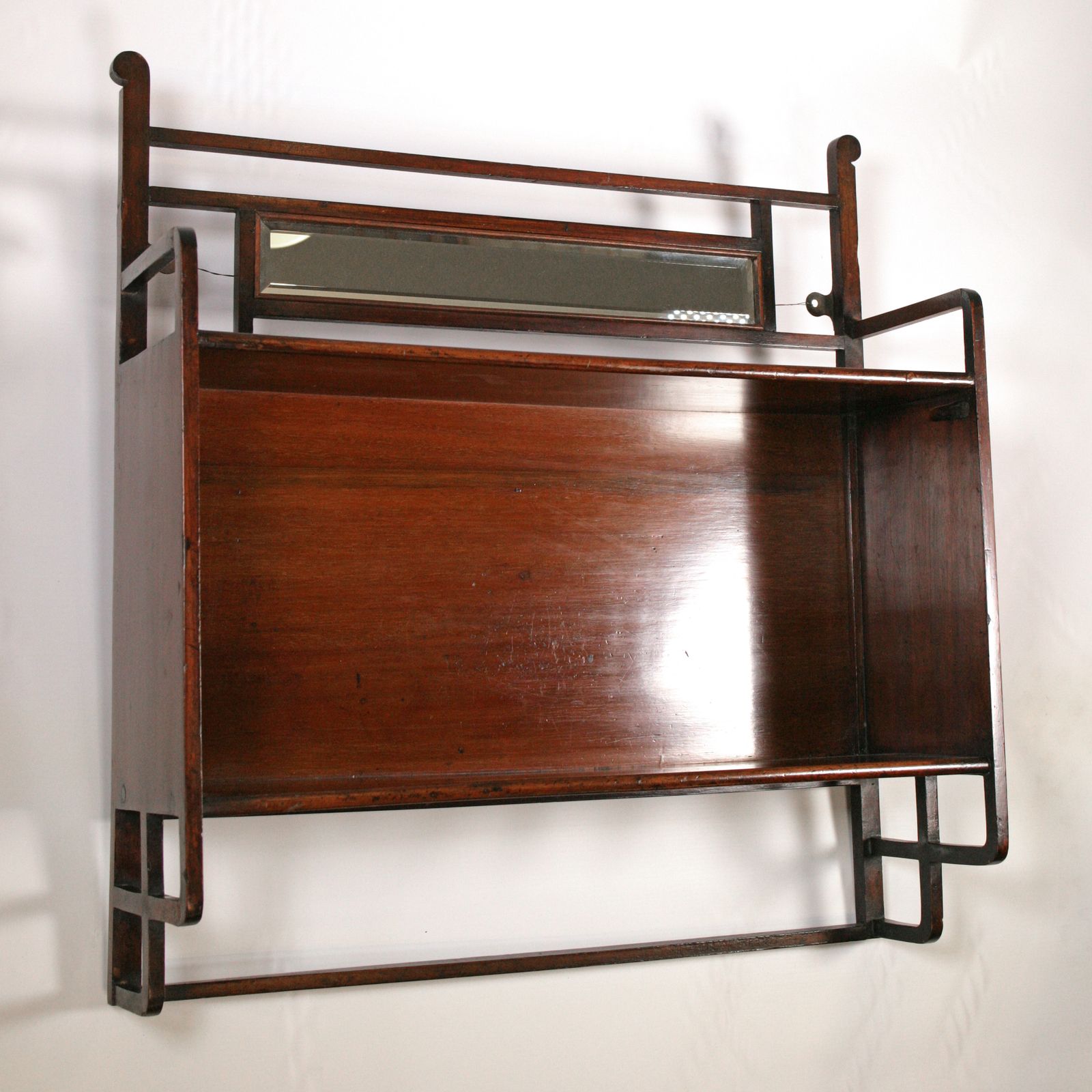 Rare Mahogany Wall Shelves In The Manner Of E. W. Godwin