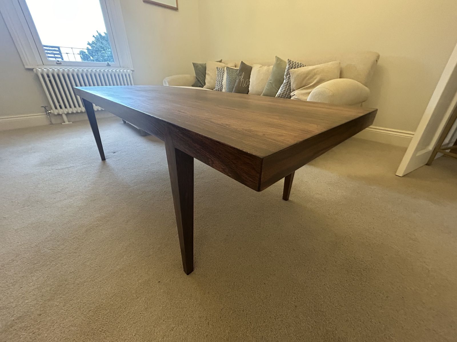 photo for sale Severin Hansen Coffee Table In Rosewood For Haslev Mobelsnedkeri, Denmark 1960's