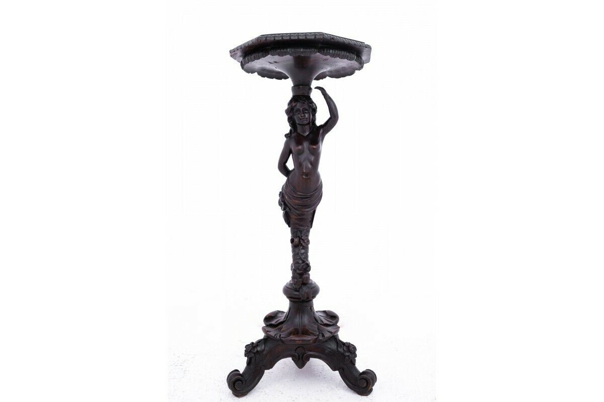 Carved Pedestal, France, Ca. 1880. photo furniture