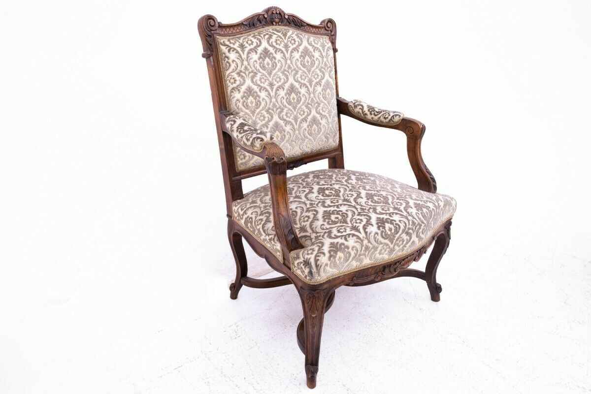 photo furniture Pair Of Antique Armchairs, France, Ca. 1900.