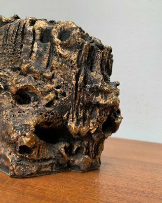 Herta Von Klot, German Brutalist Sculpture, 1960s, Ceramic photo vintage