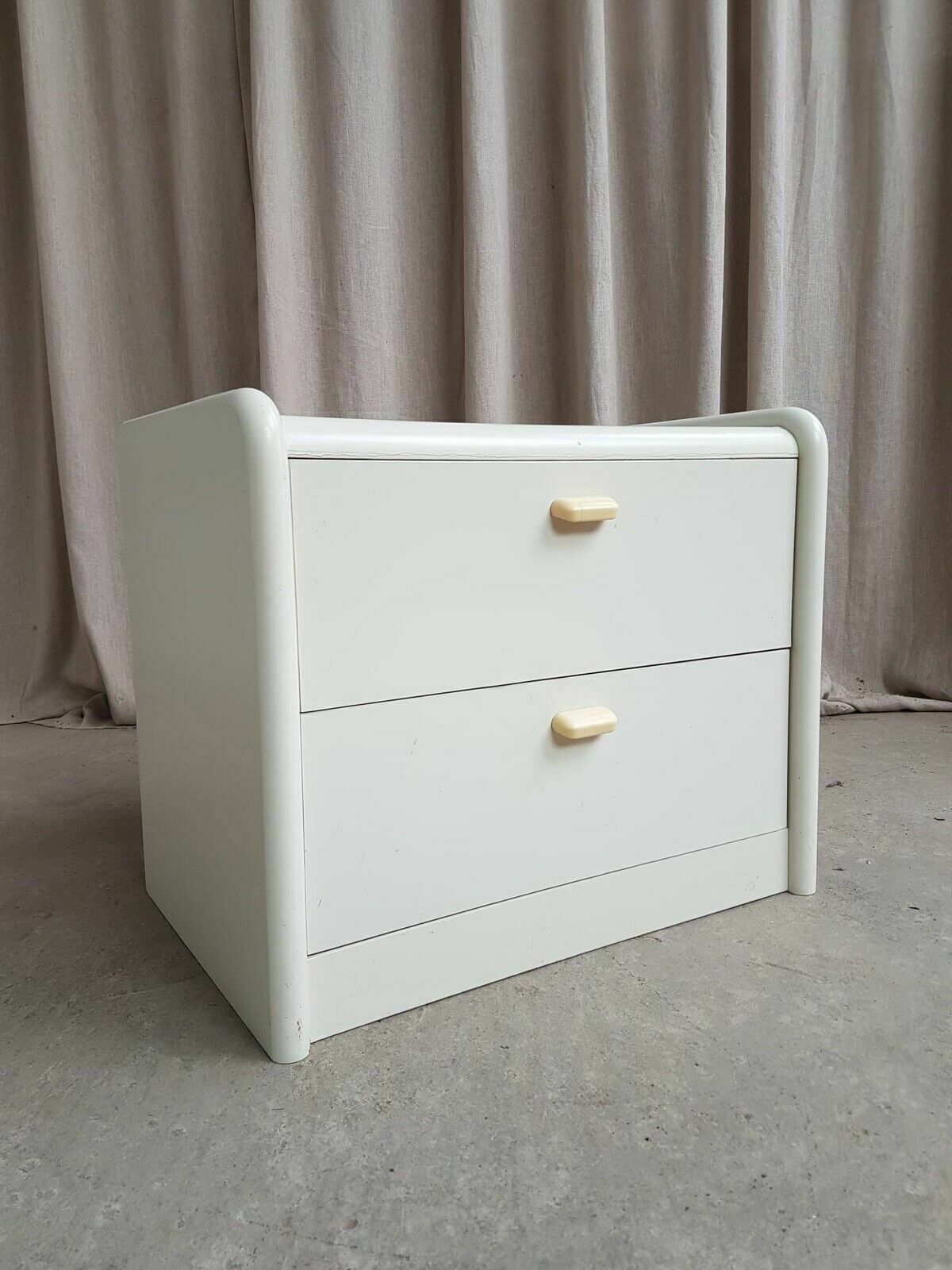 Vtg Late Mid Century Space Age Small Chest Of Drawers Scandi Danish Retro R599 photo 195.5