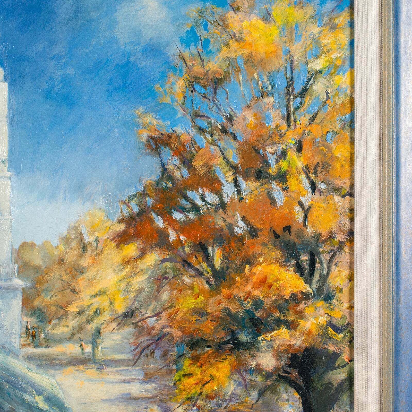 Vintage Landscape Painting, English, Framed Oil On Board, Art, Signed, C.1980 photo buy