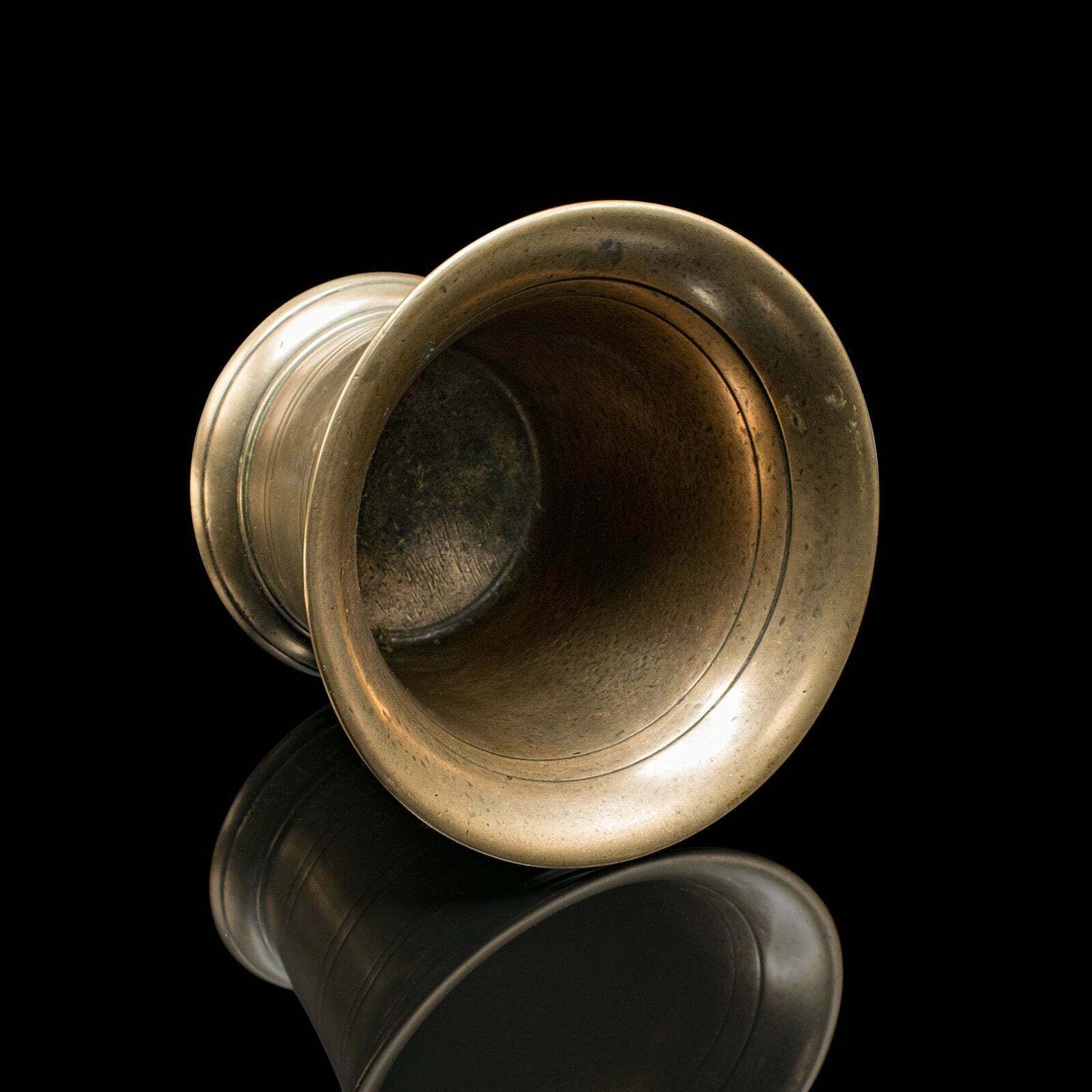 photo furniture Duo Of Antique Mortars, Pestle, English, Bronze, Apothecary Aid, Early Georgian