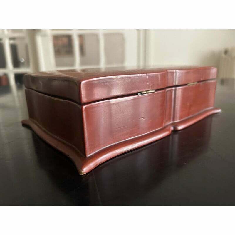 Vintage Lacquer Box By Nguyen Than Ley, 1950 1960 photo Home Decor