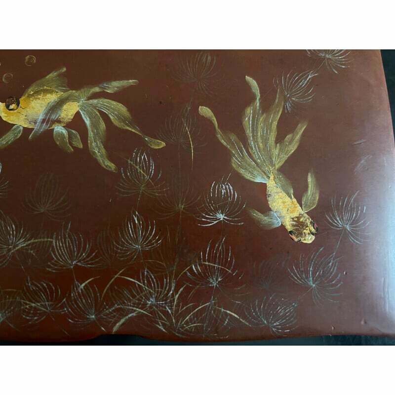 Vintage Lacquer Box By Nguyen Than Ley, 1950 1960 photo buy