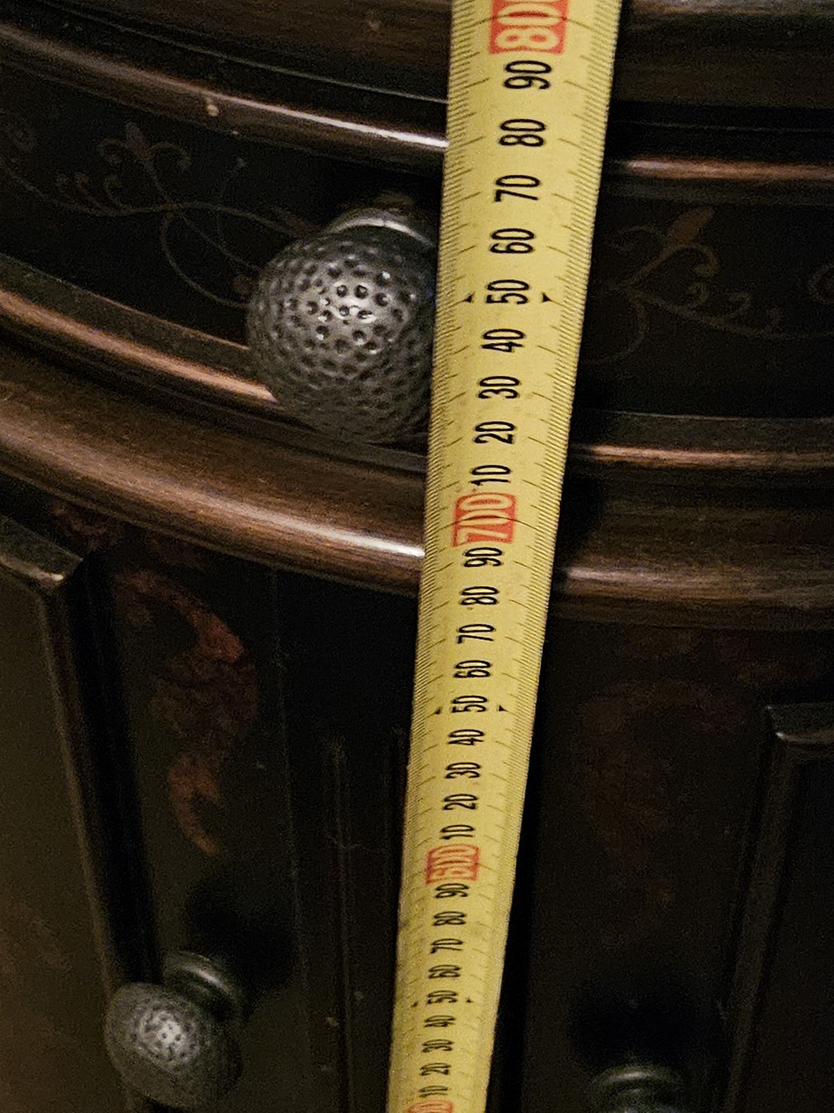 Chinese Style Half Moon Sidetable With 4 Drawers photo Furniture