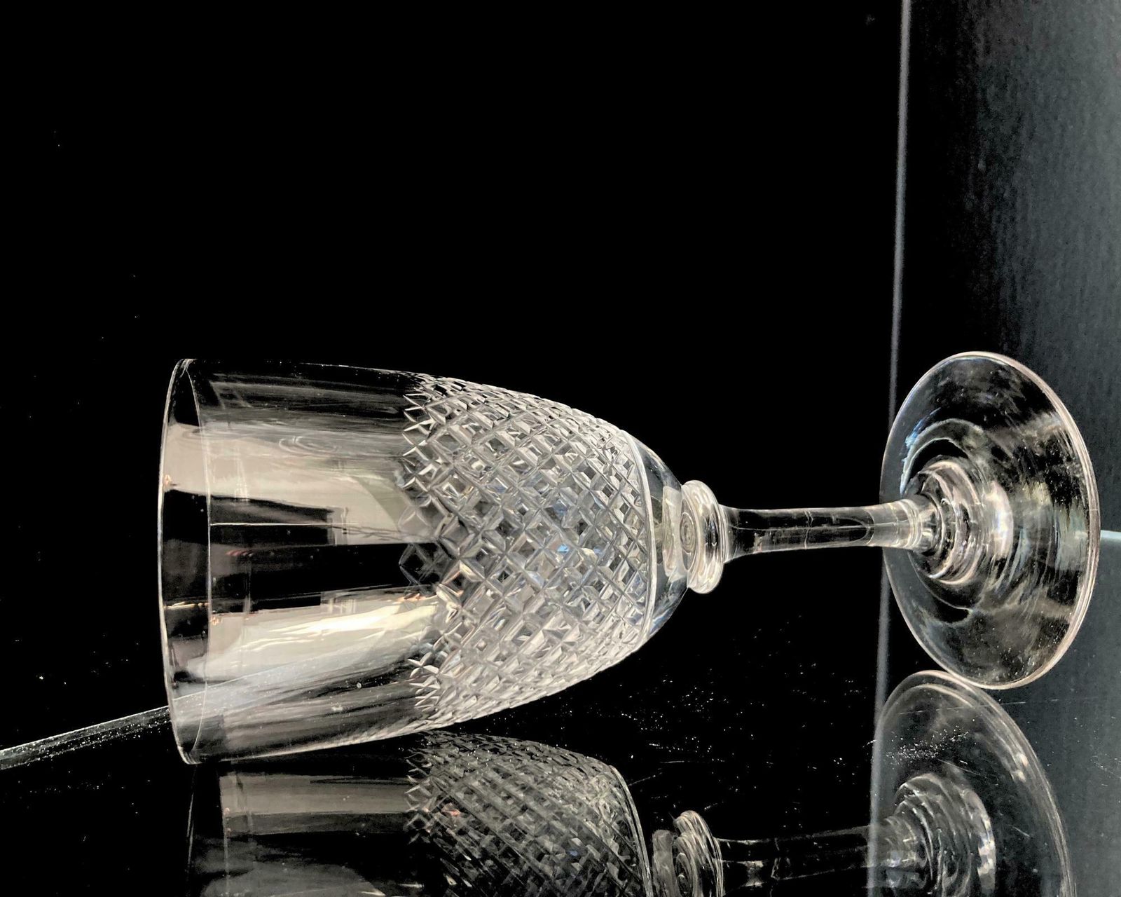 6x Crystal Cordial Glasses | Aperitif | About 1920 | Holland photo for sale