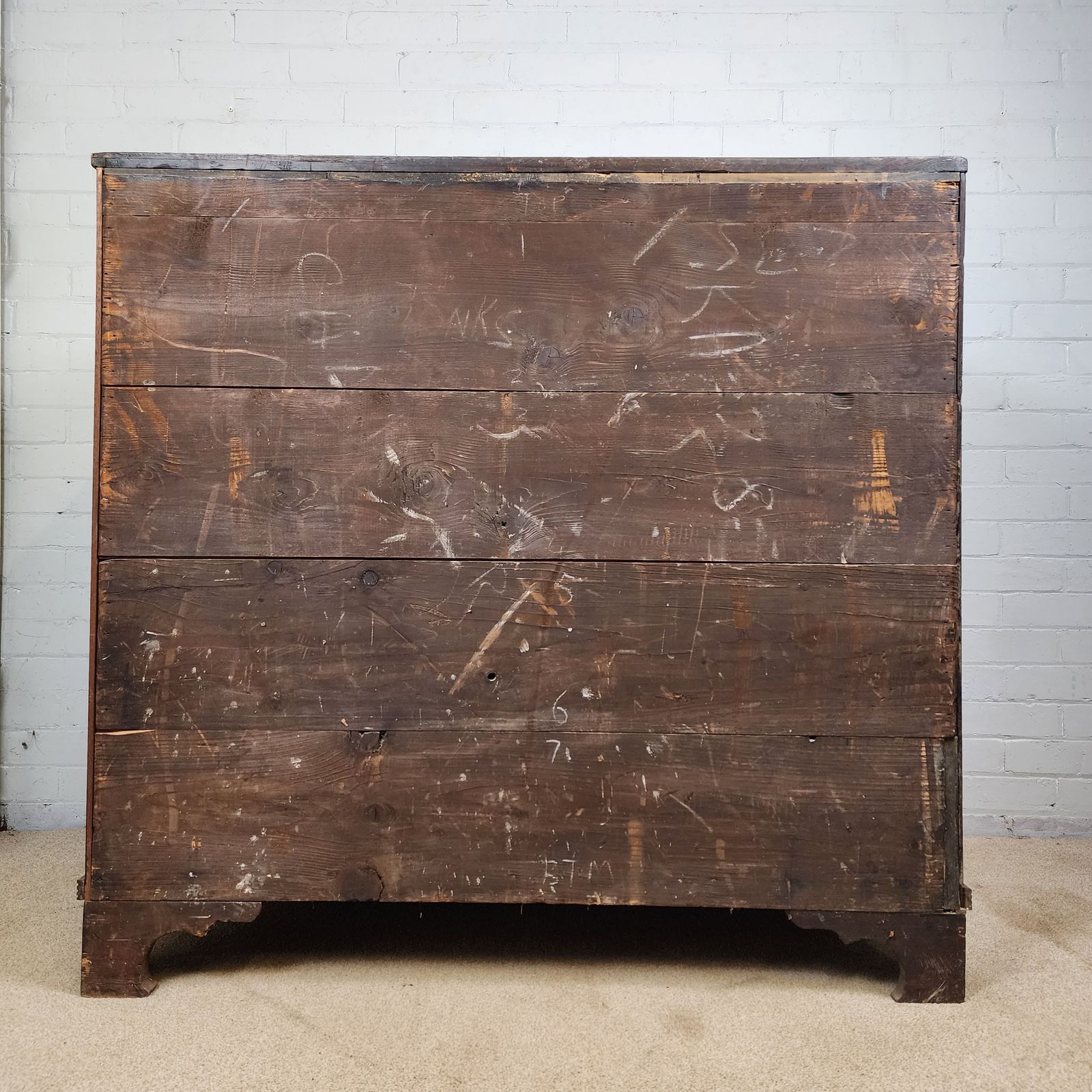 Secretaire Chest Of Drawers Georgian Mahogany Early 19th C. photo for sale