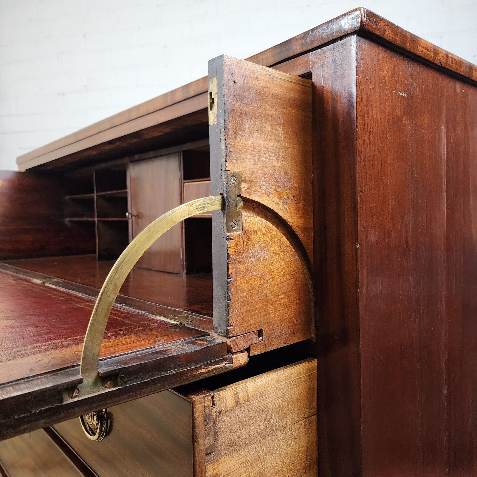 Secretaire Chest Of Drawers Georgian Mahogany Early 19th C. photo 1000.0